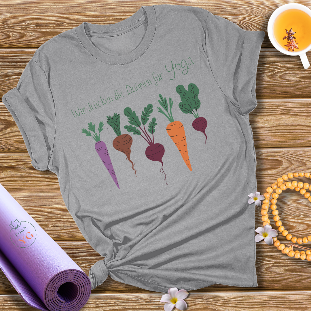 Wir drücken die Daumen für Yoga  T-Shirt