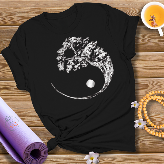 Yin Yang Bonsai Baum T-Shirt