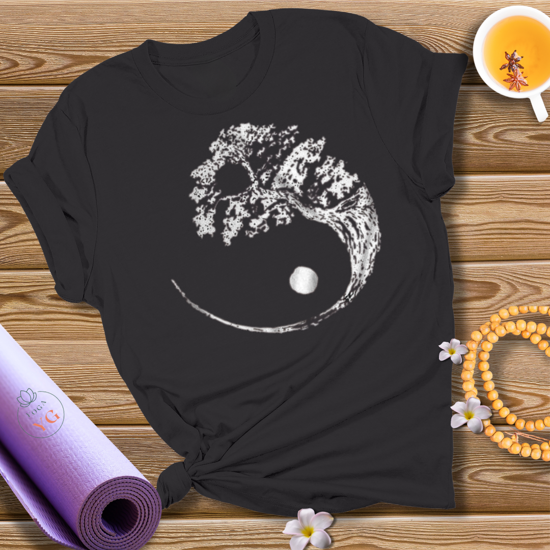 Yin Yang Bonsai Baum T-Shirt