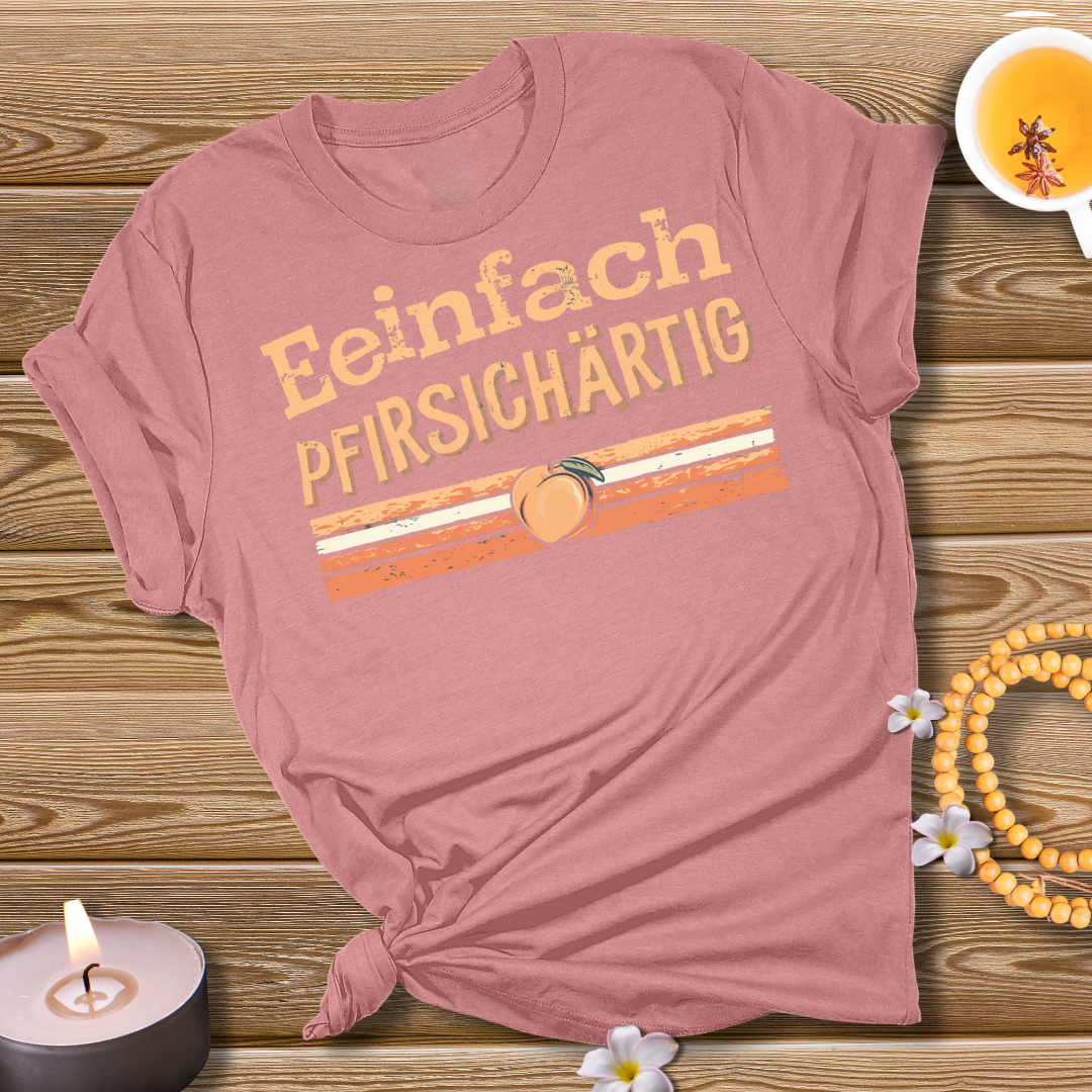 Einfach pfirsichartig T-Shirt