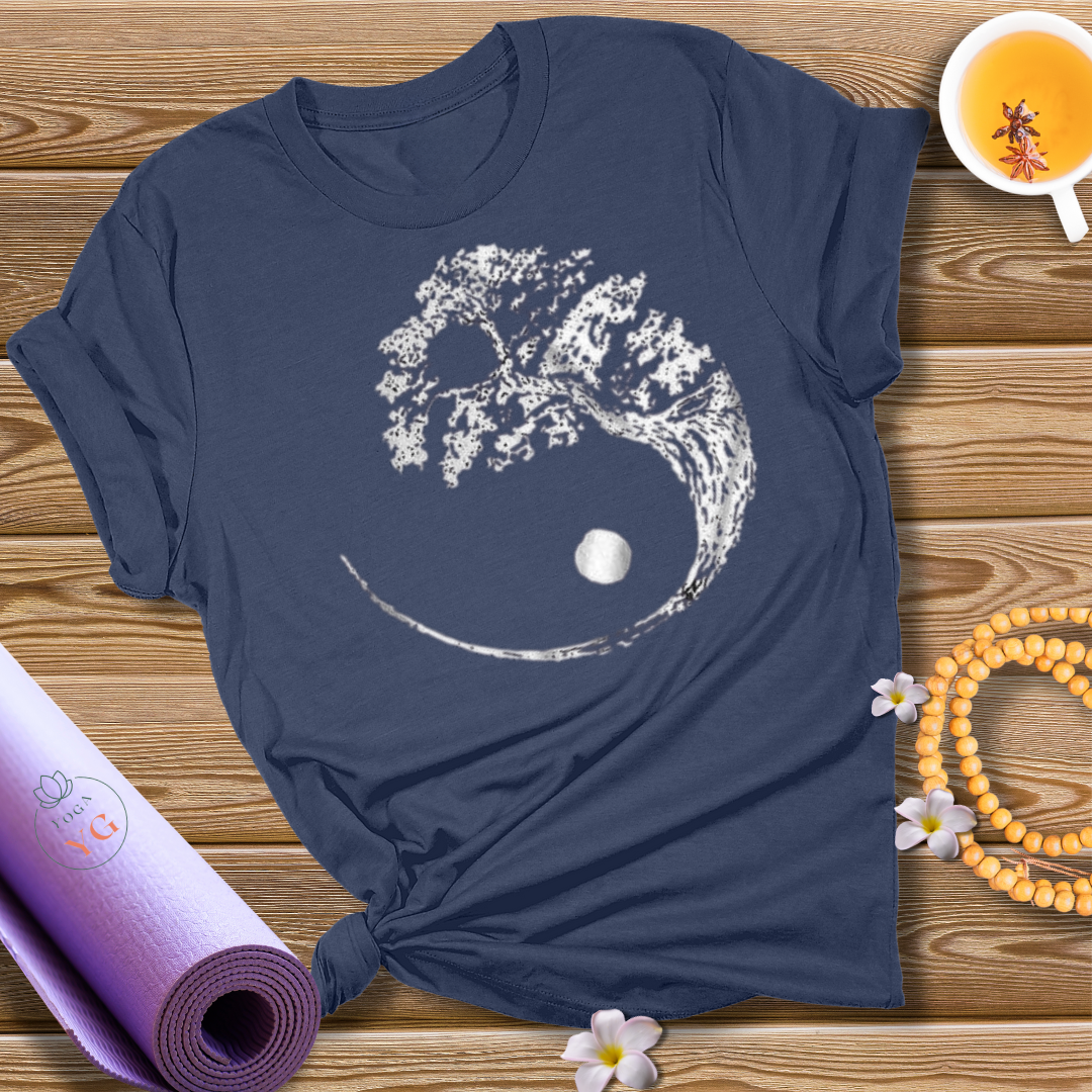 Yin Yang Bonsai Baum T-Shirt