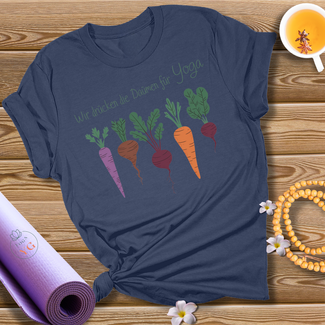 Wir drücken die Daumen für Yoga  T-Shirt