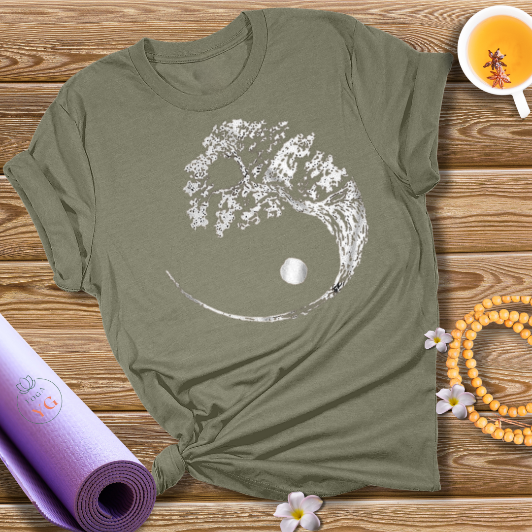 Yin Yang Bonsai Baum T-Shirt