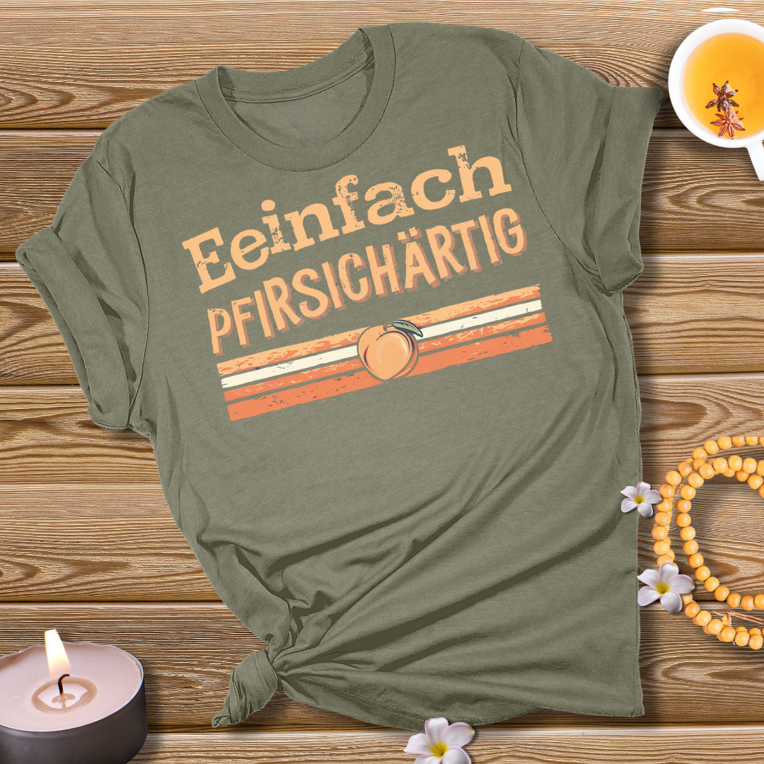 Einfach pfirsichartig T-Shirt