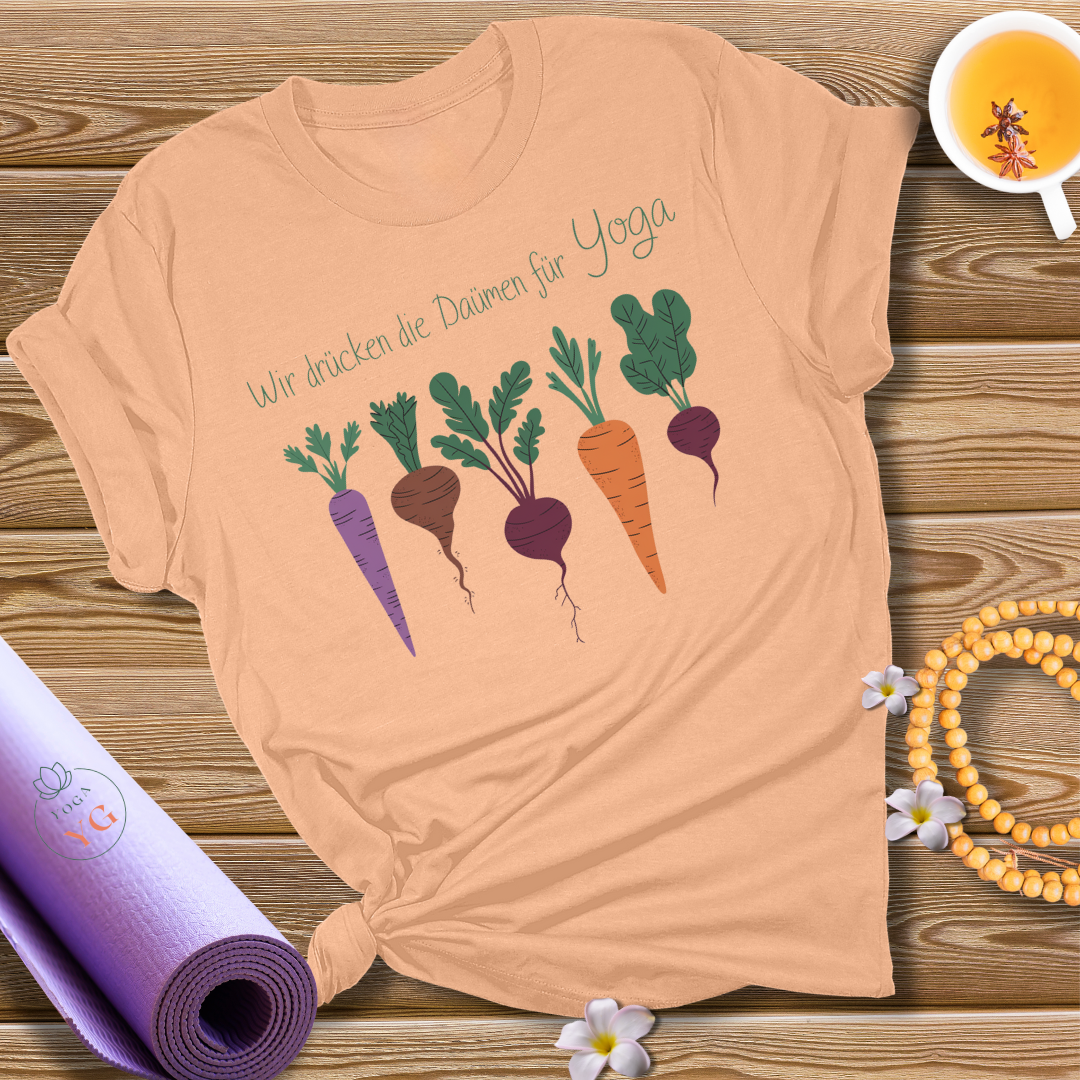 Wir drücken die Daumen für Yoga  T-Shirt