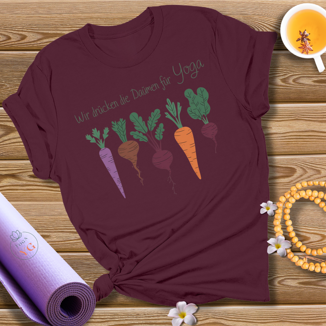 Wir drücken die Daumen für Yoga  T-Shirt