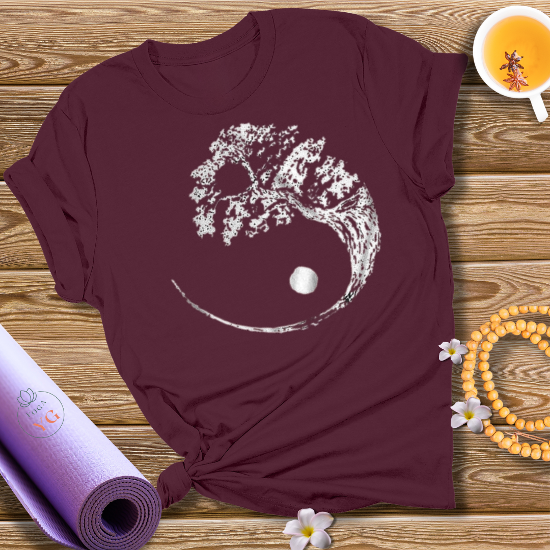 Yin Yang Bonsai Baum T-Shirt