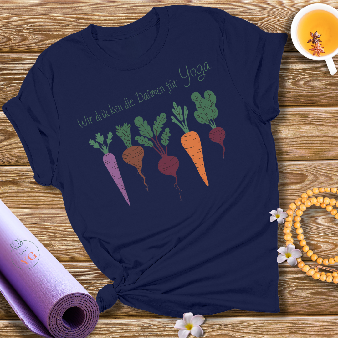 Wir drücken die Daumen für Yoga  T-Shirt