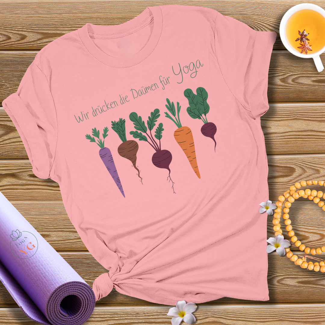 Wir drücken die Daumen für Yoga  T-Shirt