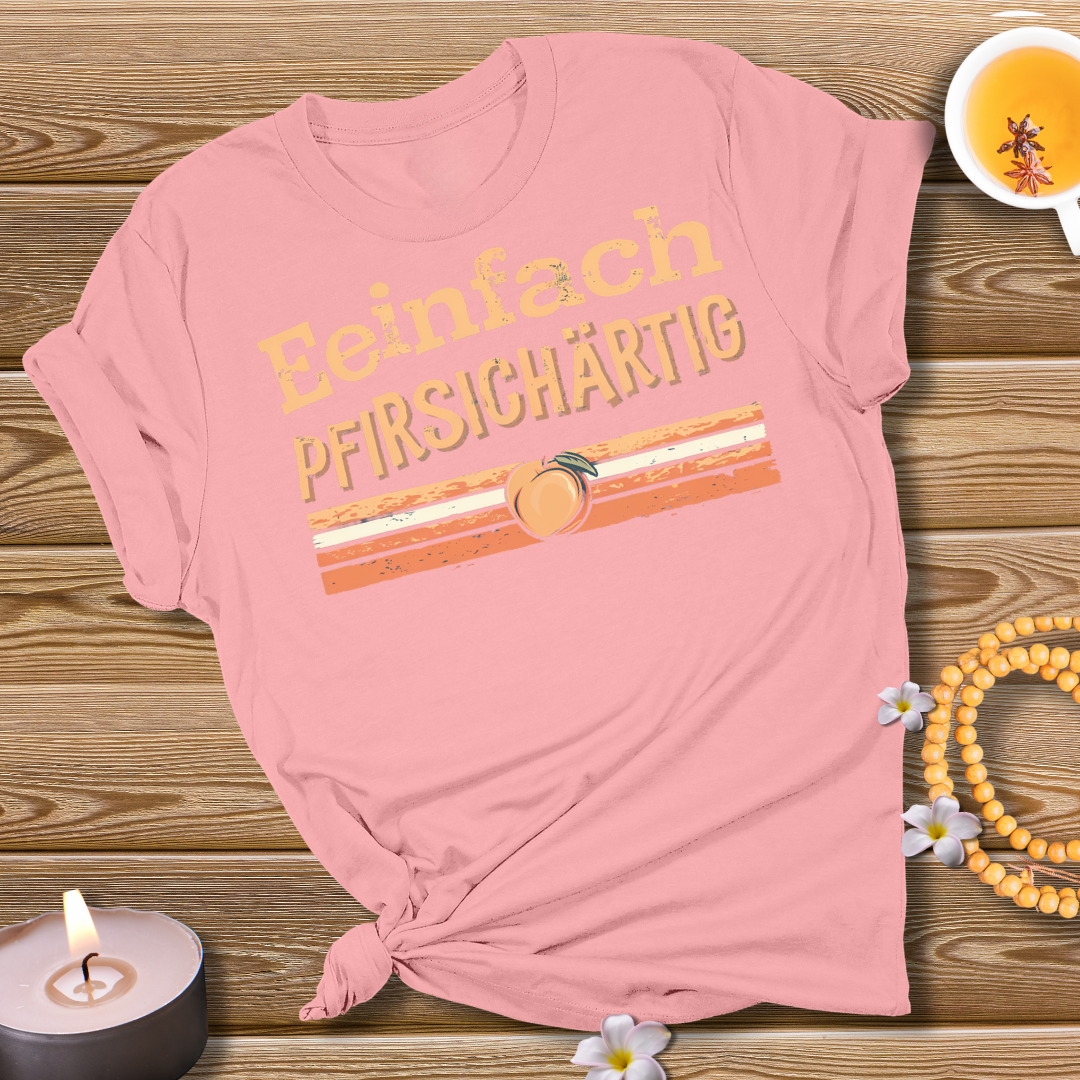 Einfach pfirsichartig T-Shirt