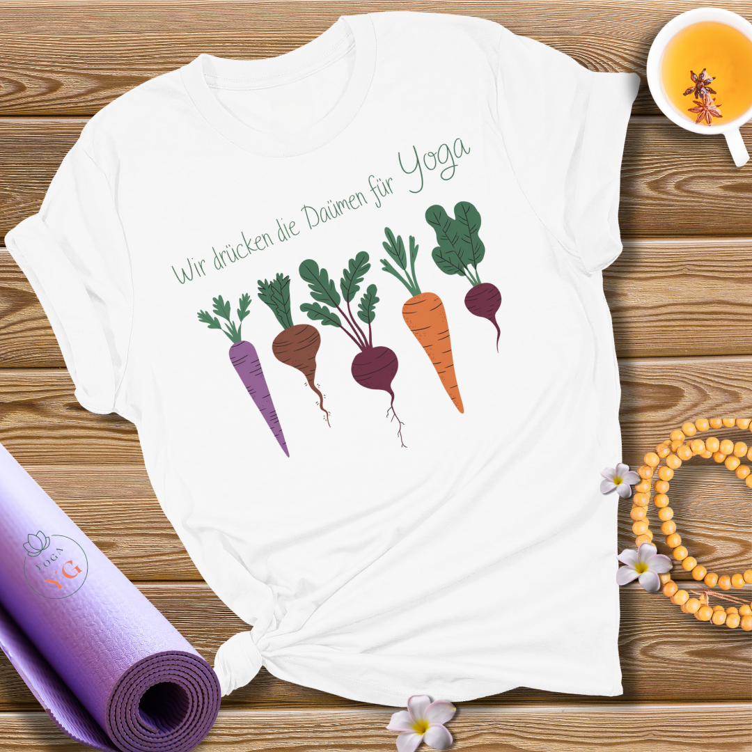 Wir drücken die Daumen für Yoga  T-Shirt