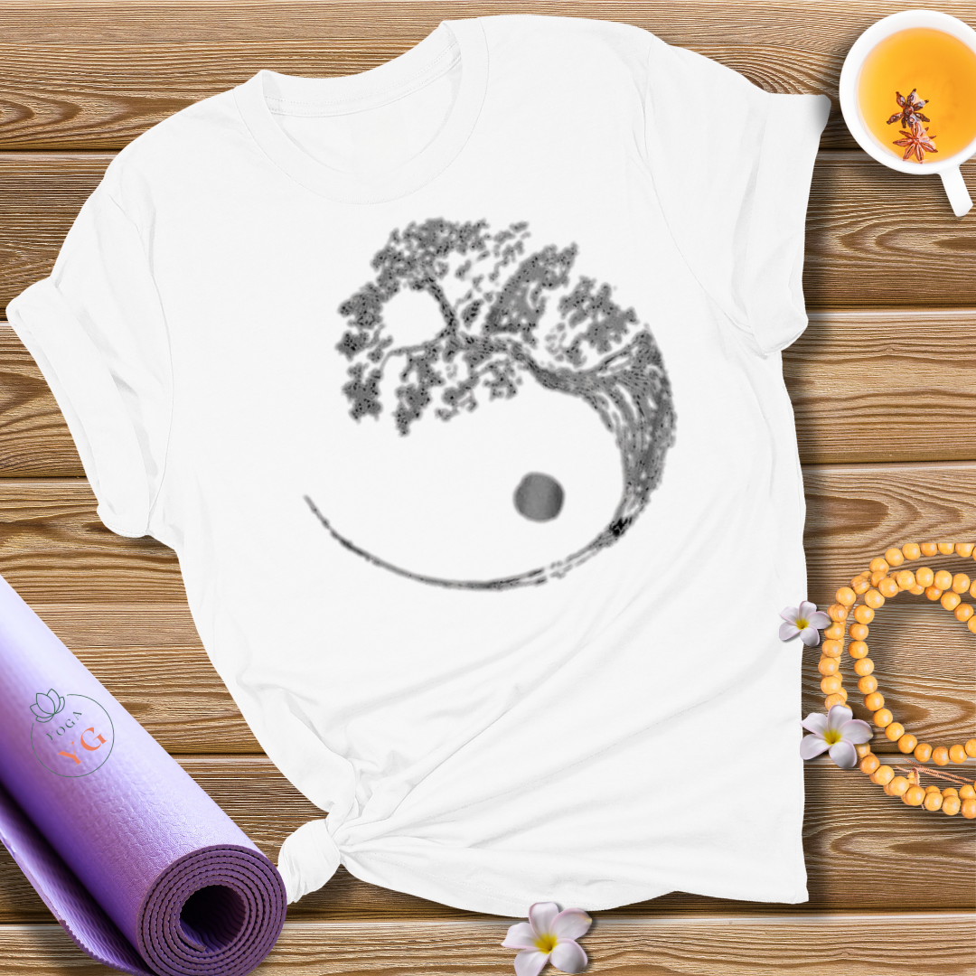 Yin Yang Bonsai Baum T-Shirt